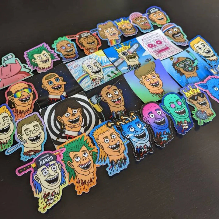 Murder Head Sticker Packs By Agilicious M5