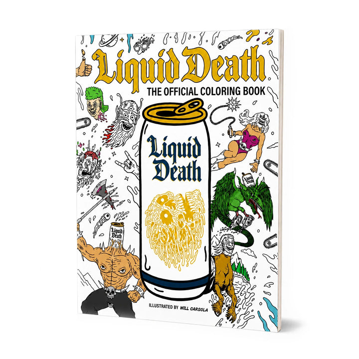 Liquid Death: The Official Coloring Book D4